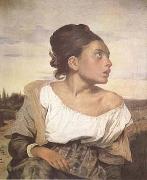 Eugene Delacroix Orphan Girl at the Cemetery (mk09) oil painting on canvas